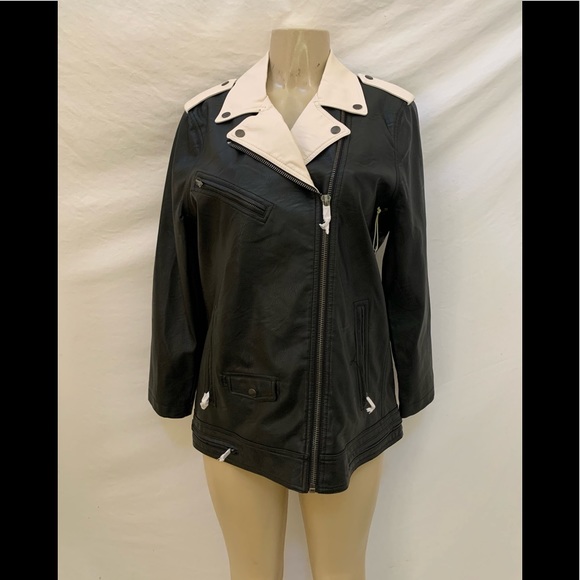 NWT Obey Size Large Black Defiant Rose Motto Jacket - Picture 4 of 11